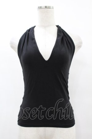 画像: Jean Paul GAULTIER / ホルターネックキャミソール 40 黒 H-25-07-31-1040-GO-TO-KB-ZH