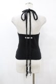 画像2: Jean Paul GAULTIER / ホルターネックキャミソール 40 黒 H-25-07-31-1040-GO-TO-KB-ZH (2)