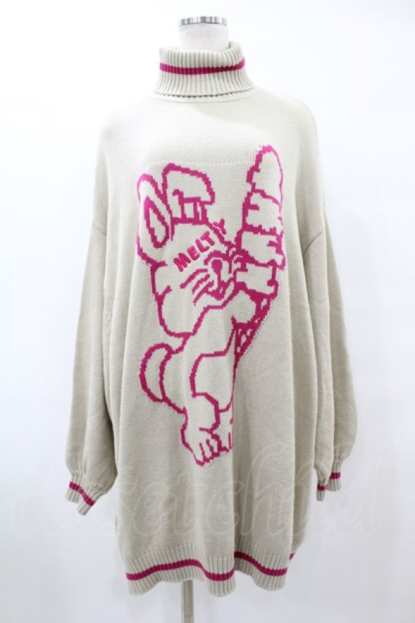 画像1: Candy Stripper / MELTY BUNNY KNIT  ベージュ H-25-07-31-1043-PU-TO-KB-ZH (1)