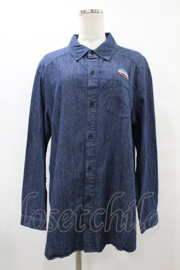 画像1: Candy Stripper / DENIM SHIRTS  ブルー H-25-07-31-1047-PU-BL-KB-ZH (1)