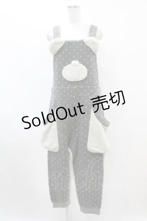 画像: Candy Stripper / BOA SALOPETTE  グレー H-25-07-31-1016-PU-PA-KB-ZH