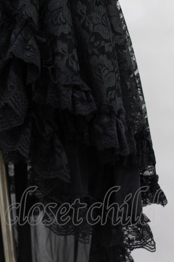 画像5: majoh / CROSS JEWEL LACE UP VEIL PANTS  黒 H-25-07-31-1017-0-PA-KB-ZH (5)