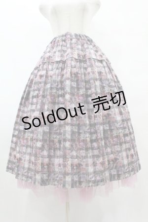 画像: Jane Marple Dans Le Salon / Archive Ginghamドレススカート M ラベンダー×ピンク H-25-07-31-1023-JM-SK-KB-ZH