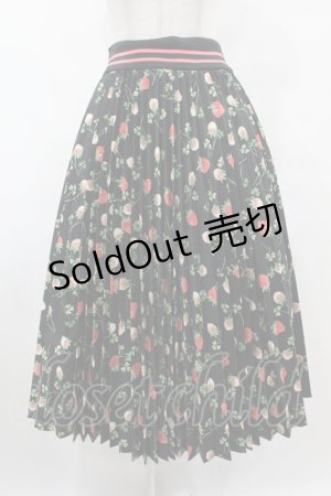 画像: Jane Marple / Fortune Garden Flare Pleats Skirt M ブラック H-25-07-31-1025-JM-SK-KB-ZH