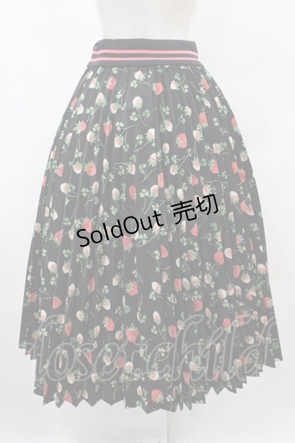 画像2: Jane Marple / Fortune Garden Flare Pleats Skirt M ブラック H-25-07-31-1025-JM-SK-KB-ZH (2)