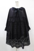 画像1: Jane Marple / Teardrop Lace Smockワンピース M ネイビー H-25-07-31-1027-JM-OP-KB-ZH (1)