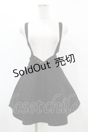 画像: PUNK RAVE / サス付ジャガードスカート XS ブラック H-25-07-31-1031-PU-SK-KB-ZH