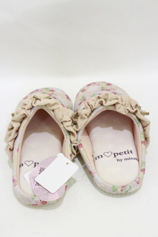画像2: m petit by misako / ルームシューズ 23〜25cm ベージュ H-25-07-31-001-LO-SH-NS-ZH (2)