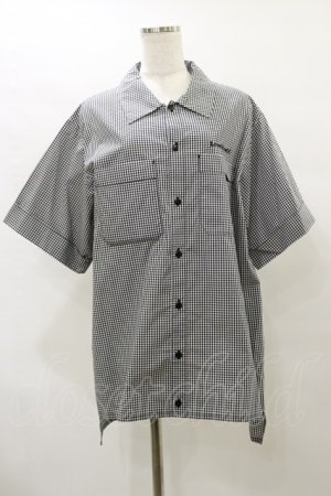 画像: Physical Drop / サマーギンガムシリーズボーイフレンドワークシャツ Free ブラック H-25-07-31-038-LO-BL-NS-ZH