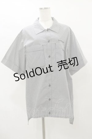 画像: Physical Drop / サマーギンガムシリーズボーイフレンドワークシャツ Free ブラック H-25-07-31-038-LO-BL-NS-ZH