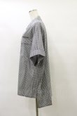 画像3: Physical Drop / サマーギンガムシリーズボーイフレンドワークシャツ Free ブラック H-25-07-31-038-LO-BL-NS-ZH (3)