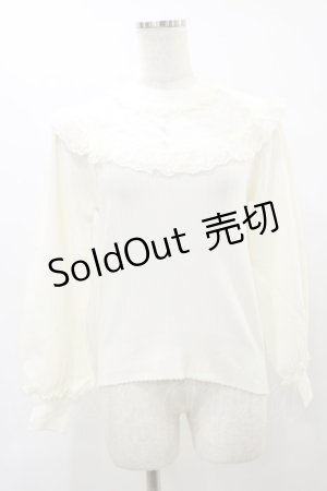 画像: mille fille closet by LODISPOTTO / Retro Sweetハイネックニット M オフ H-25-07-31-040-LO-TO-NS-ZH