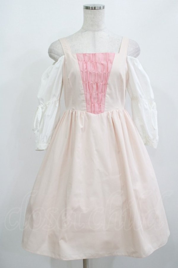 画像1: MILK / シルフィードdress  ピーチコーラル H-25-08-01-027-ML-OP-KB-ZH (1)