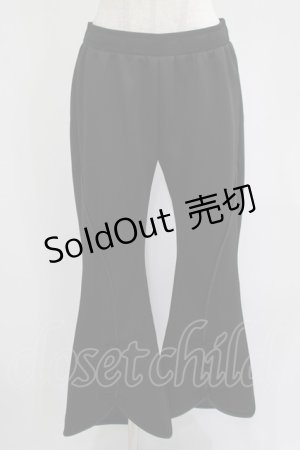 画像: Qutie Frash / チャイナパンツ L ブラック H-25-08-01-030-QU-PA-KB-ZH