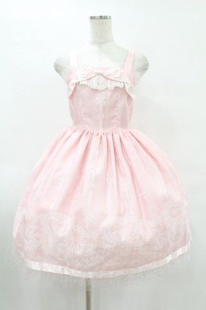 画像: BABY,THE STARS SHINE BRIGHT / Sugar Rose Tea Timeプリントハートジャンパースカート Free ピンク H-25-08-01-1047-BA-OP-NS-ZH