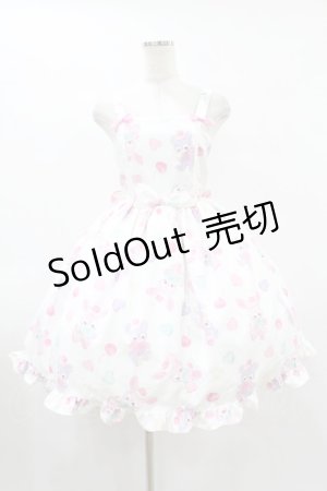 画像: Chalmiere / FancyDollsジャンパースカート M シロ H-25-08-01-1048-0-OP-NS-ZH