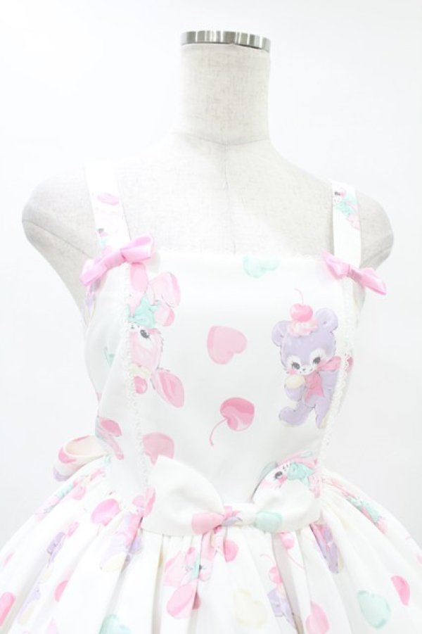 画像4: Chalmiere / FancyDollsジャンパースカート M シロ H-25-08-01-1048-0-OP-NS-ZH (4)