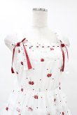 画像4: mellfy memory / Sweet cherry long ワンピース M WHITE H-25-08-01-1049-0-OP-NS-ZH (4)