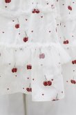 画像5: mellfy memory / Sweet cherry long ワンピース M WHITE H-25-08-01-1049-0-OP-NS-ZH (5)