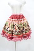 画像1: BABY,THE STARS SHINE BRIGHT / My little red riding hood柄ギンガムスカート Free エンジ H-25-08-01-1050-BA-SK-NS-ZH (1)