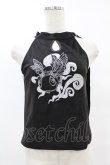 画像1: 這裡有古怪（海外ロリータブランド） / 刺繍トップス S ブラック H-25-08-01-1060-0-TO-NS-ZH (1)