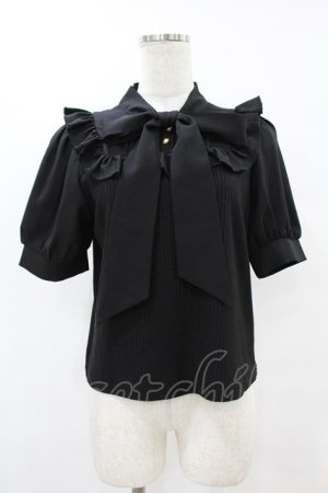 画像: Amavel / Dreaming Ribbonボウタイトップス Free ブラック H-25-08-01-1064-CA-TO-NS-ZH