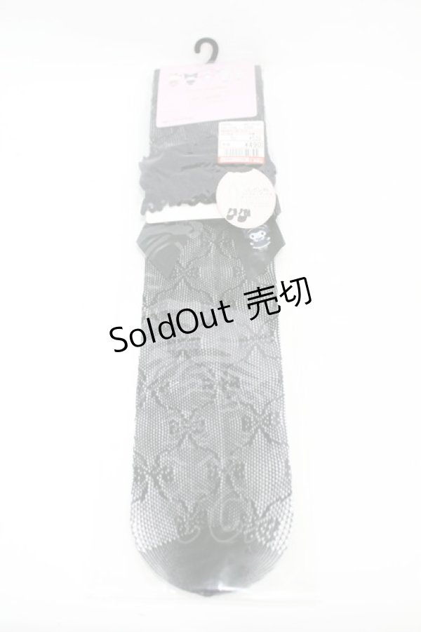 画像1: m petit by misako / AMOVKクロミリボンレース  ブラック H-25-08-01-1012-LO-ZA-NS-ZH (1)