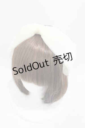 画像: Fi.n.t / ビッグチュール多重リボンカチューシャ  IVORY H-25-08-01-1003-CA-AC-NS-ZH
