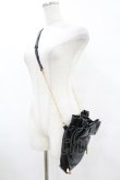 画像2: m petit by misako / NINA'Sコラボ/リボンキンチャクショルダーバッグ  ブラック H-25-08-01-1040-LO-BG-NS-ZH (2)
