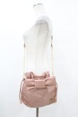画像1: m petit by misako / NINA'Sコラボ/リボンキンチャクショルダーバッグ  ピンク H-25-08-01-1041-LO-BG-NS-ZH (1)