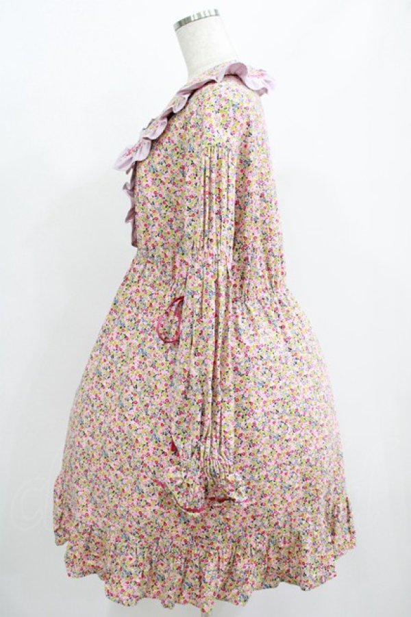 画像2: MILK / Sweet Honey Dress  ピンクフラワー H-25-08-01-005-ML-OP-KB-ZH (2)