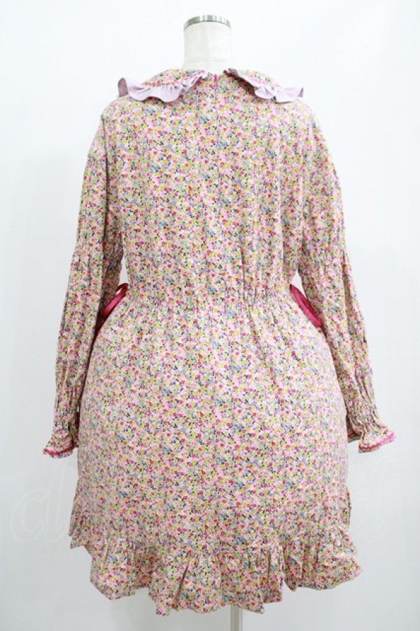 画像3: MILK / Sweet Honey Dress  ピンクフラワー H-25-08-01-005-ML-OP-KB-ZH (3)