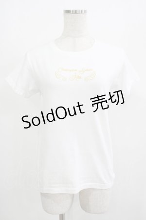 画像: MILK / さくら×MILK Tシャツ S ホワイト H-25-08-01-063-ML-TO-KB-ZH
