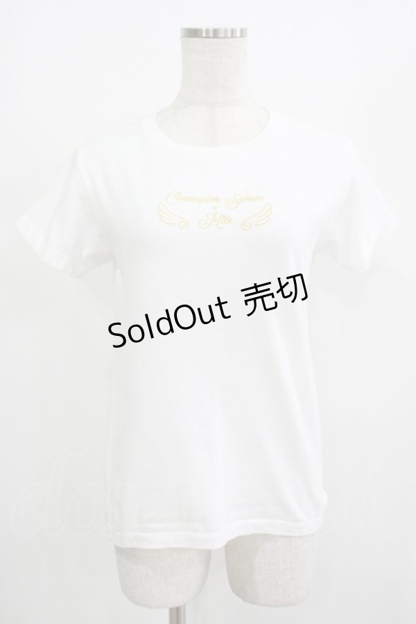 画像1: MILK / さくら×MILK Tシャツ S ホワイト H-25-08-01-063-ML-TO-KB-ZH (1)