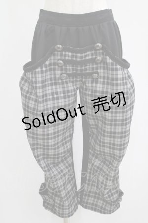 画像: Qutie Frash / 8分丈パンツ  グレー H-25-08-01-072-QU-PA-KB-ZH