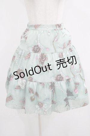 画像: MILK / ショコラローズスカート  ミントチョコ H-25-08-01-009-ML-SK-KB-ZH
