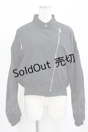画像: HELL CAT PUNKS / ライダースMA-1  ブラック H-25-08-01-021-PU-JA-KB-ZH