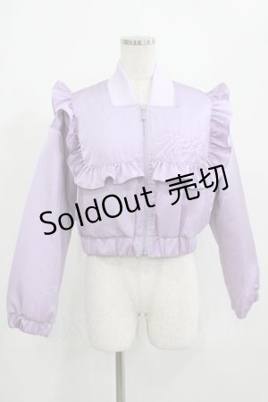 画像: MILK / Lalaショートブルゾン  ラベンダー H-25-08-01-023-ML-JA-KB-ZH