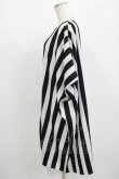 画像2: HELL CAT PUNKS / ストライプビッグTワンピ  ブラック H-25-08-01-025-PU-OP-KB-ZT493 (2)