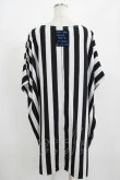 画像3: HELL CAT PUNKS / ストライプビッグTワンピ  ブラック H-25-08-01-025-PU-OP-KB-ZT493 (3)
