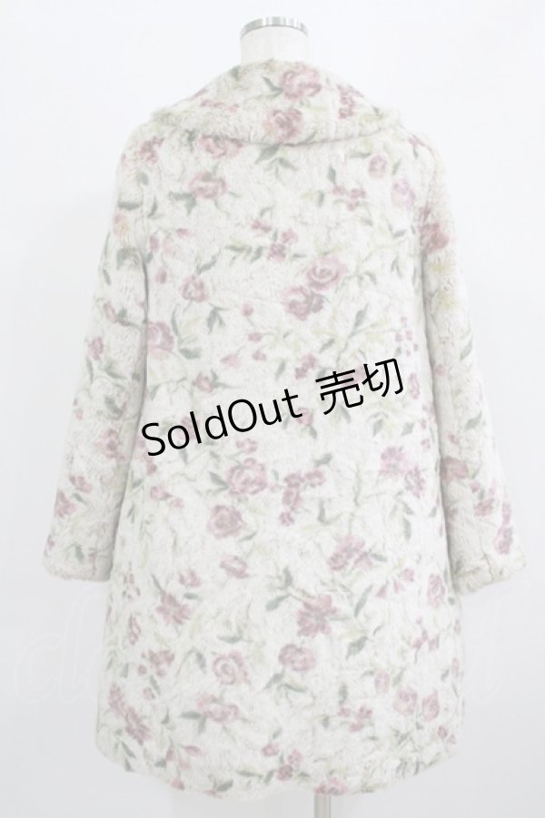 画像3: MILK / ア・ラ・モードコート  ベージュフラワーファー H-25-08-02-031-ML-CO-KB-ZT-C063 (3)