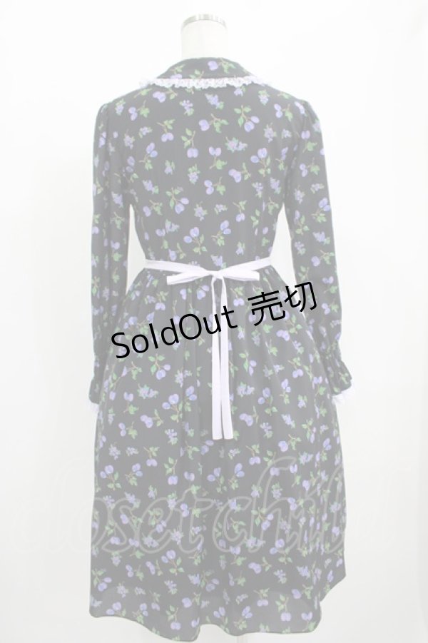 画像3: MILK / ベリー・ルージュドレス  ブラック×パープルベリー H-25-08-02-032-ML-OP-KB-ZH (3)