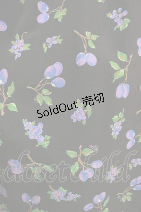 画像4: MILK / ベリー・ルージュドレス  ブラック×パープルベリー H-25-08-02-032-ML-OP-KB-ZH (4)