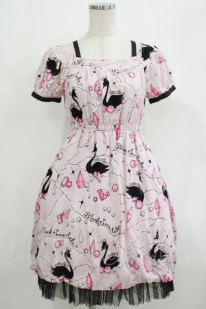 画像: MILK / Black Swan Lake Dress  ピンク H-25-08-02-033-ML-OP-KB-ZH