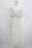 画像1: Candy Stripper / LINGERIE LAYERED DRESS 2 オフ H-25-08-02-040-PU-OP-KB-ZH (1)