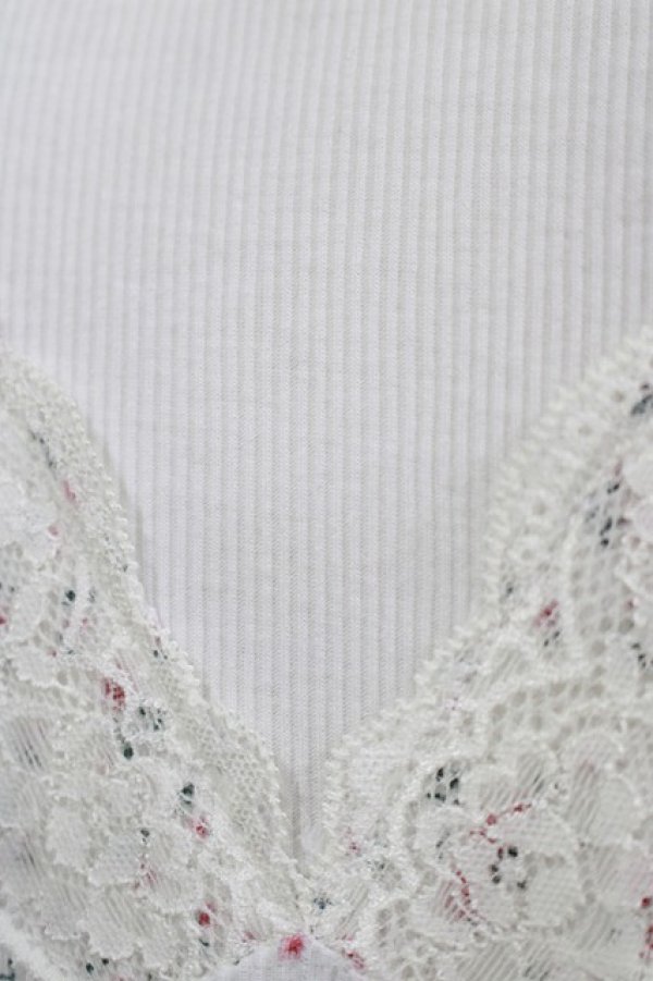 画像4: Candy Stripper / LINGERIE LAYERED DRESS 2 オフ H-25-08-02-040-PU-OP-KB-ZH (4)