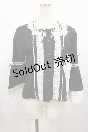 画像: BABY,THE STARS SHINE BRIGHT / スクエアあき姫袖ブラウス Free ブラック H-25-08-02-1035-BA-BL-NS-ZH
