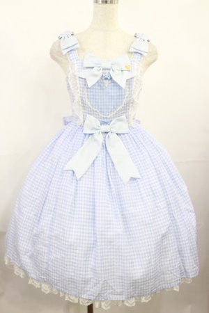 画像: Angelic Pretty / Lovely a・la・modeジャンパースカート Free サックス H-25-08-02-1006-AP-OP-NS-ZH