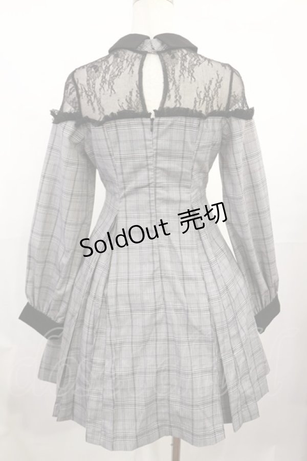 画像2: EATME / レースコンビフレアワンピース S ミックス H-25-08-02-1013-LO-OP-NS-ZH (2)