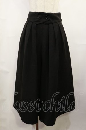 画像: F&A / ウエストダブル釦ロングキュロット Free BLACK H-25-08-02-1025-LO-PA-NS-ZH